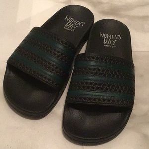 ADIDAS LIMITED EDITION WOMENS DAY SLIDES 7 8